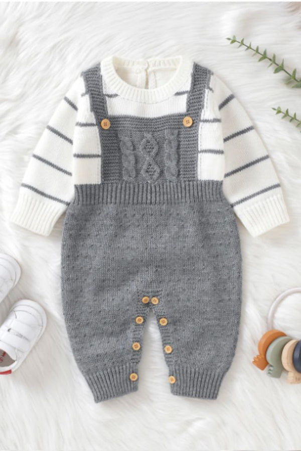 Knitted jumpsuit Mon Grey