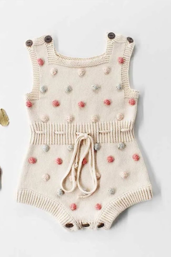 Jumpsuit romper suit knitted mix