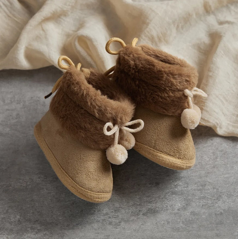 Baby-Bommel-Schleifen-Schuhe