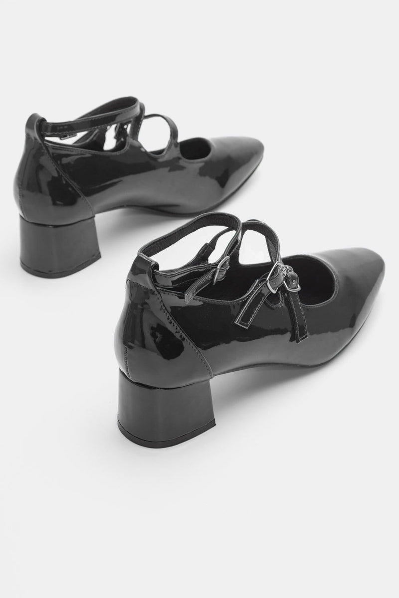 Sandale mit Ballerina-Absatz