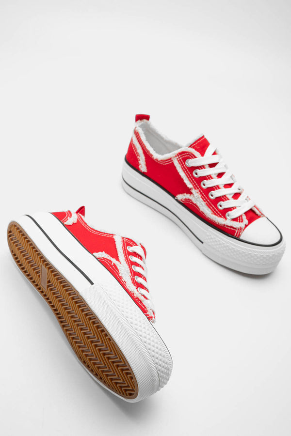 Red Cowgirl Sneakers